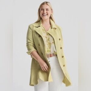 CAbi Hobnob Topper Trench Coat